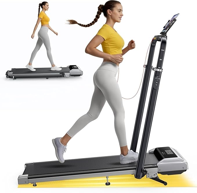 Decorcn Walking Pad Treadmill (5‑in‑1, 7% Incline, App Control)